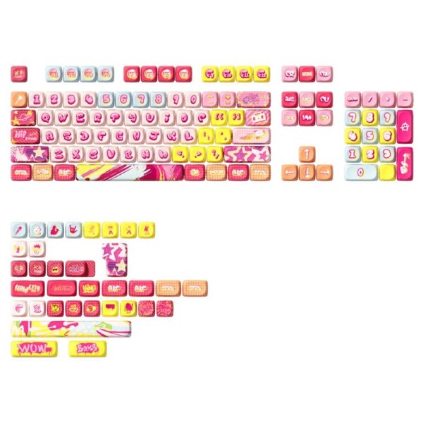 Akko Rainbow Candy Keycap Set 140 Key