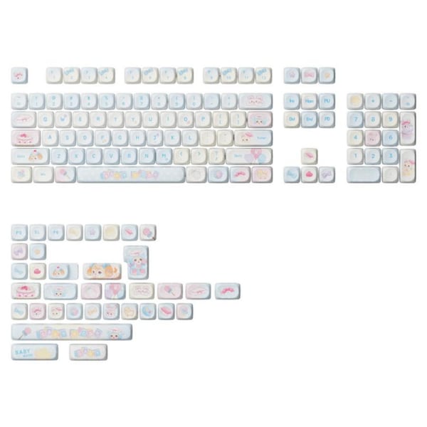 Akko Butterfly Fantasy Keycap Set 140 Key