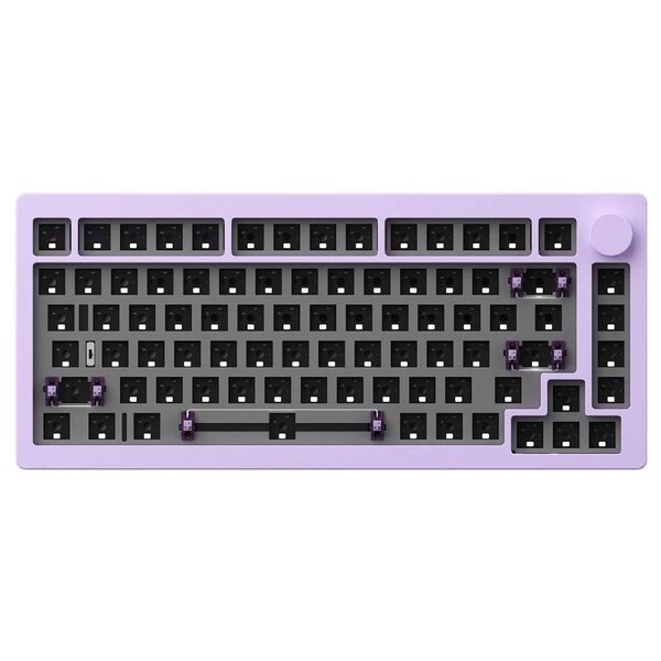 MonsGeek M1W V3 VIA RGB Aluminum Barebone Keyboard Purple