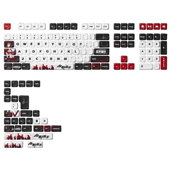 Akko The King's Avatar Wang Jiexi Keycap Set 137 Key