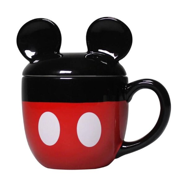 Disney Mug with Lid 425mL Mickey Mouse, Jasnor HBMUGSDC10