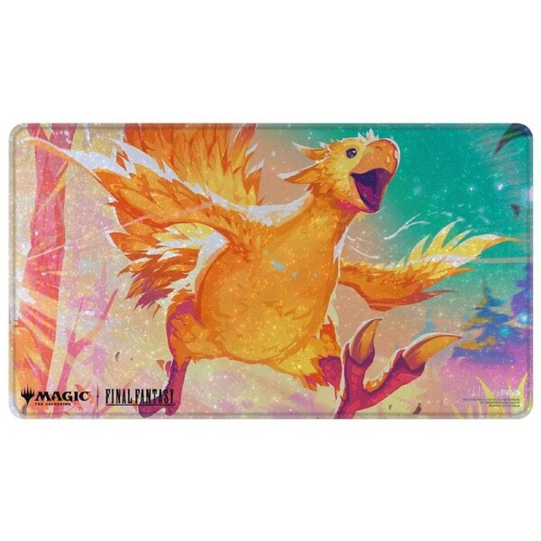 ULTRA PRO Magic the Gathering Final Fantasy Travelling Chocobo Holofoil Stitched Edge Playmat