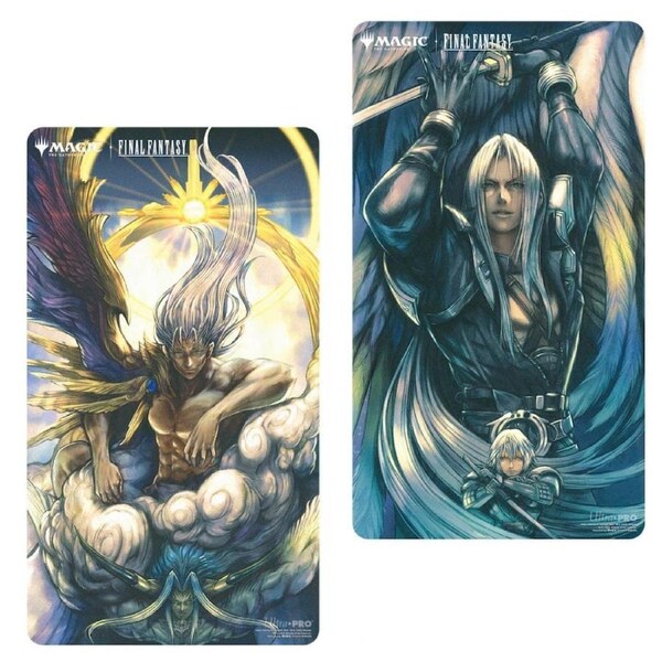 ULTRA PRO Magic the Gathering Final Fantasy Sephiroth Fabled Soldier and One-Winged Angel Double-Sided Playmat