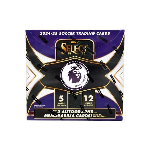 Panini 2024/2025 Premier League Select Soccer Hobby Box