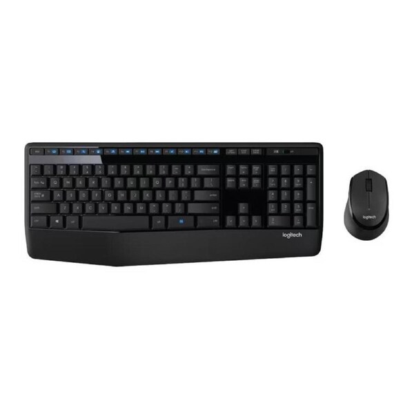 Logitech MK345 Wireless Keyboard & Mouse Combo Full Size 12 Media Key Long