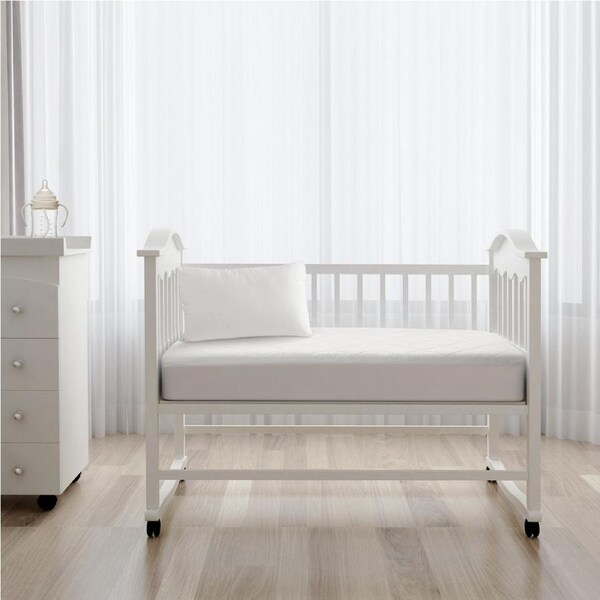 Natural Home Bamboo Quilted Mattress Protector - COT