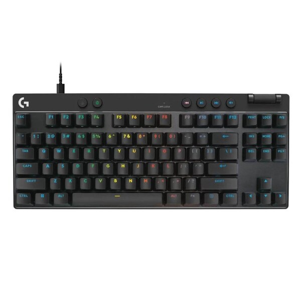 Logitech G PRO X TKL RAPID Tenkeyless Gaming Keyboard with Magnetic Analog Switches (black)