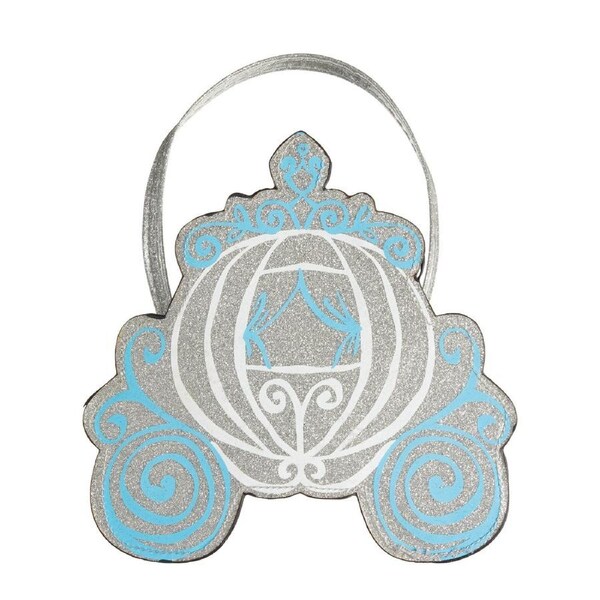Disney Cinderella Carriage Accessory Bag Princess Pumpkin Handbag for Kids Blue