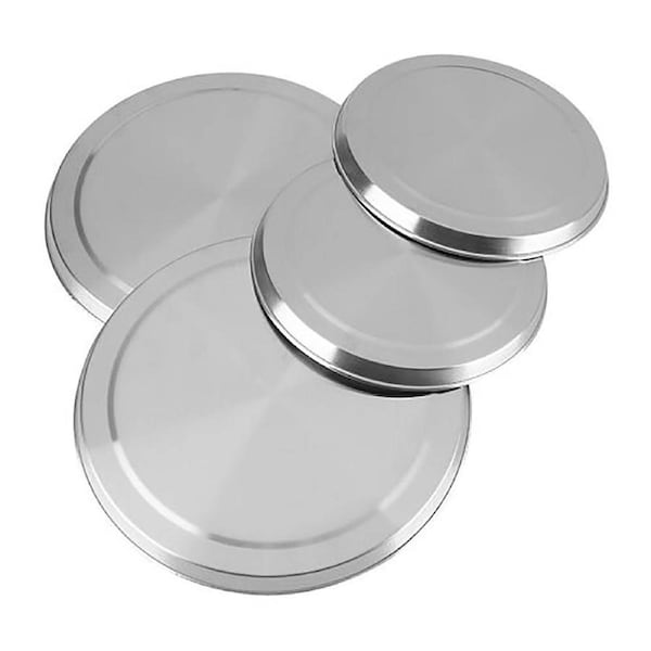 Electric Stove Burner Covers 4Pcs Round Stainless Steel Plates
