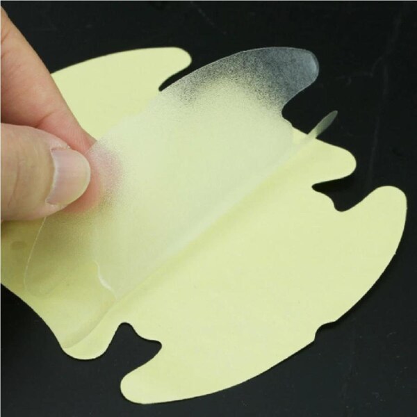 8Pcs Clear Invisible Car Door Handle Paint Scratch Protector
