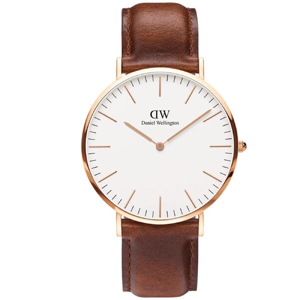 Daniel Wellington Classic St Mawes 36mm Rose Gold/White Ladies Analog Watch