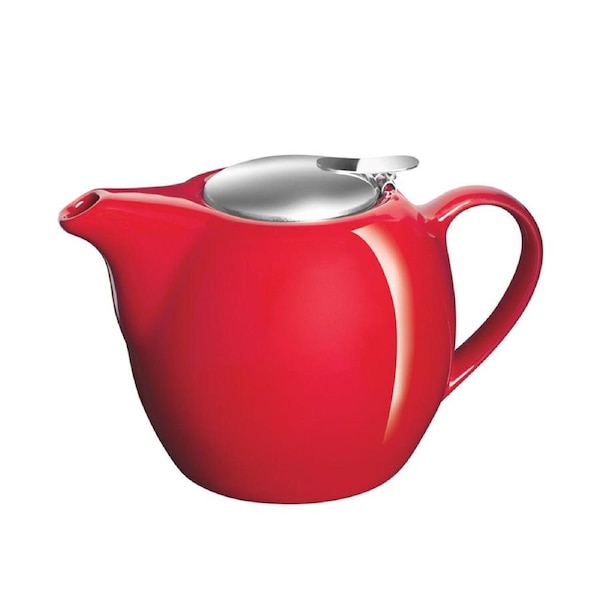 New Avanti Camelia Ceramic Teapot 500ml - Red