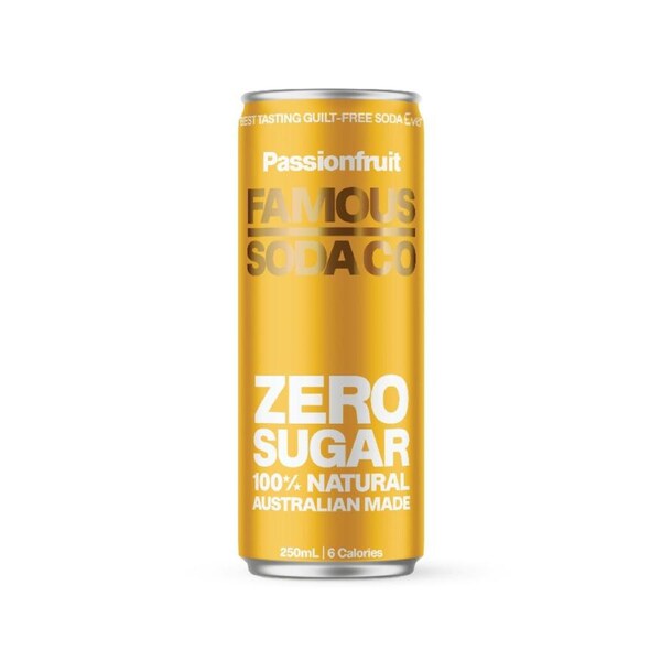 Passionfruit Soda - 24 x 250ml Cans