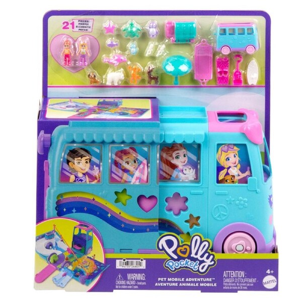 Polly Pocket Pet Mobile Adventure Playset