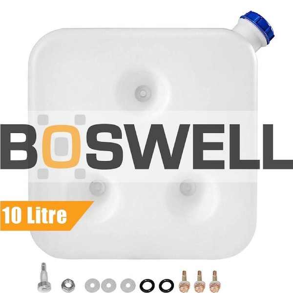 BOSWELL 10L DIESEL HEATER FUEL TANK PLASTIC OIL GASOLINE CARAVAN