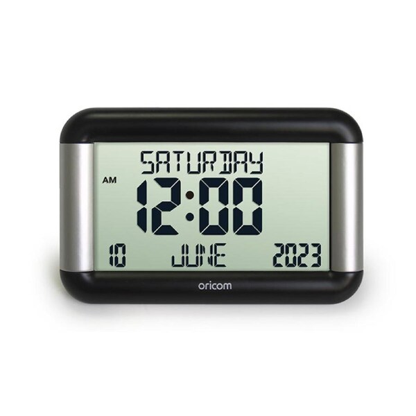 Oricom VISO8 Digital Clock with 7.5' LCD Display