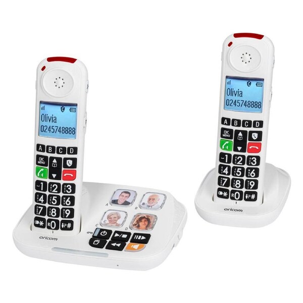 Oricom CARE900-2 Amplified Big Button Cordless Phone and Additional Handset