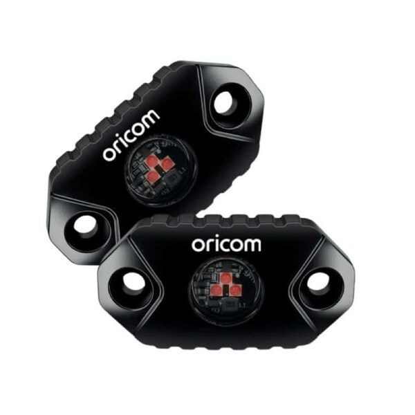 Oricom LED Rock Light Twin Pack - Amber