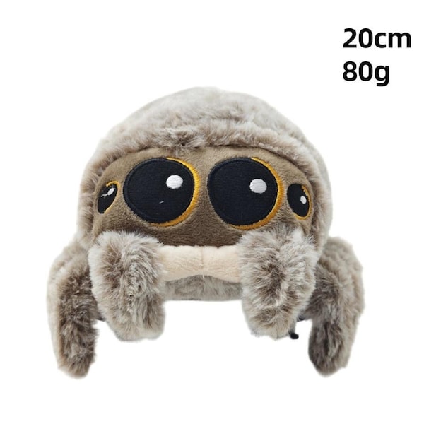 Spider Plush 6.9 inch - Spider Stuffed Animal:Great Jumping Cute Spider Plush Gift