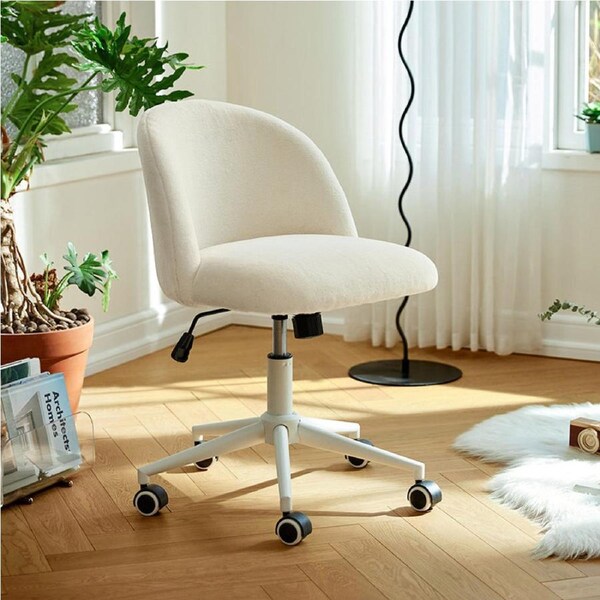 Jeffrey Armless Chair/Rolling Chair/Adjustable Height Office Chair
