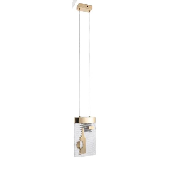 Crystal Vino Wall Light – Wine Bottle & Glass Motif with Cut Glass Design