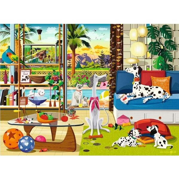 Ravensburger - Pets of Palm Springs Puzzle 500pc