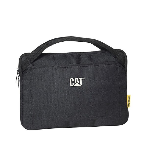 Caterpillar Men's CAT Bizz Laptop Sleeve Adjustable Strap 35.5x25cm Black
