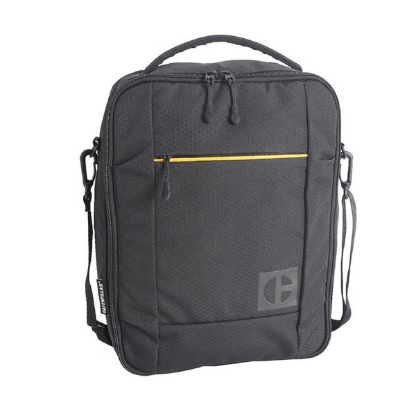 Caterpillar Men's CAT Go EDC/Shoe Bag Adjustable Strap Casual 25x33cm Black