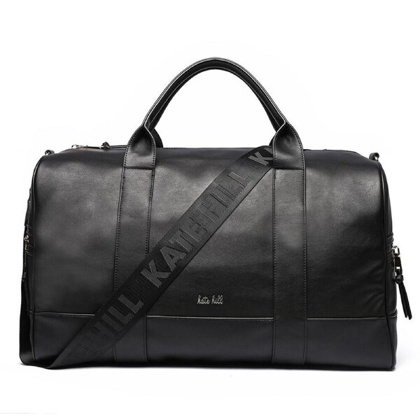 Kate Hill Women's Bianca Overnight Duffle Bag Adjustable Strap 51x24cm Black