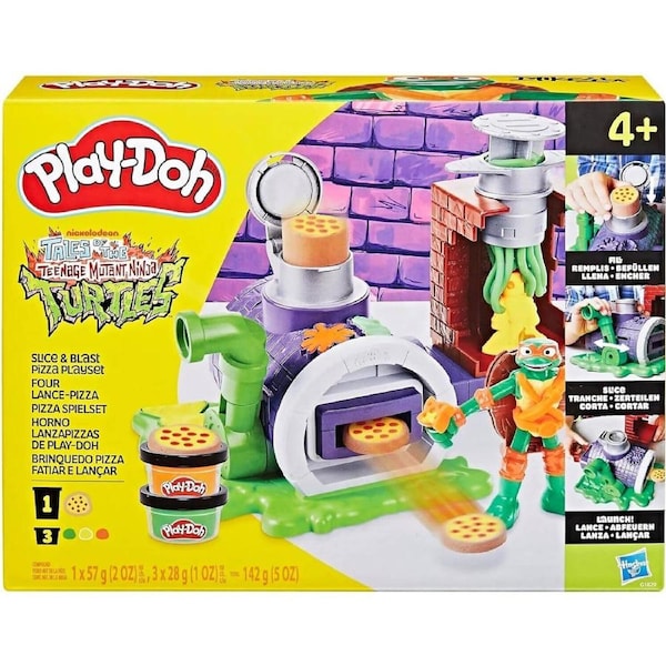 Play-Doh - Teenage Mutant Ninja Turtles Slice & Blast Pizza Playset - Hasbro