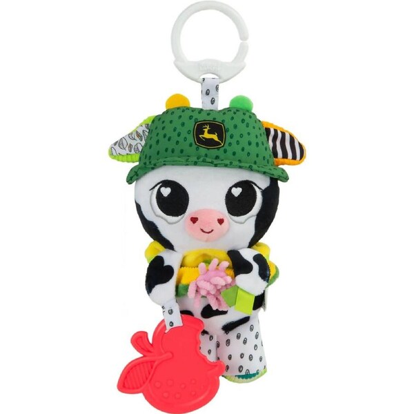 Lamaze - John Deere Bella the Cow Clip & Go Plush