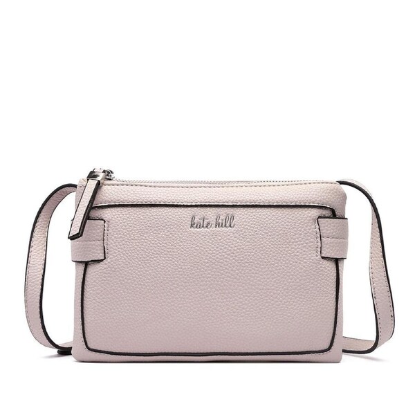 Kate Hill Women's Luna Crossbody Shoulder Bag Adjustable Strap 24x17cm Pink