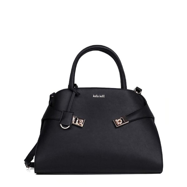 Kate Hill Women's Tyla Top Handle Bag Handbag Black