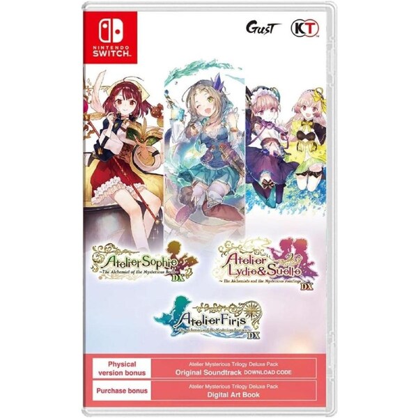 Atelier Mysterious Trilogy Deluxe Pack (Switch) (Asia Import)
