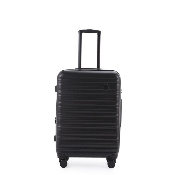 Paklite Pilot Medium Travel Luggage Suitcase Lightweight 67x46cm Black