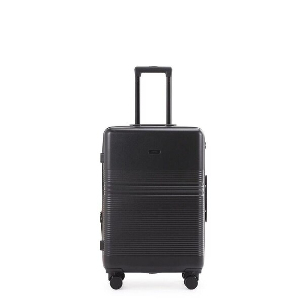 Paklite Elements Medium Travel Luggage Suitcase Lightweight 66.5x44cm Black