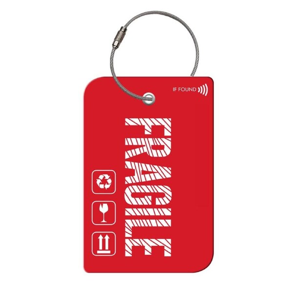 Retreev Fragile Travel Bag Smart Tag Luggage Suitcase Name Card w/ QR