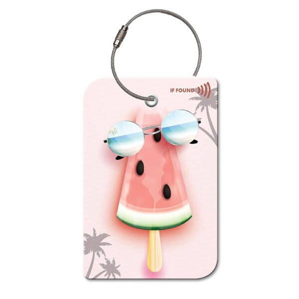 Retreev Watermelon Travel Bag Smart Tag Luggage Suitcase Name Card w/ QR