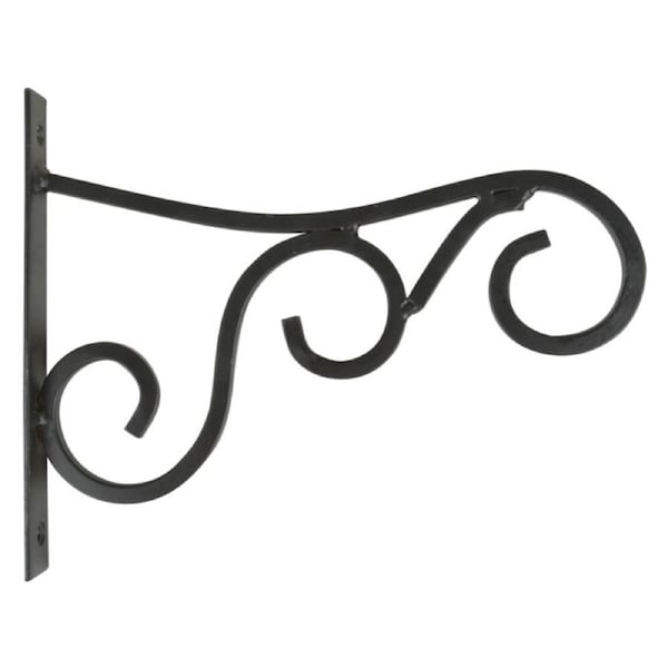 Esschert Design Metal Hanging Basket Hook Garden & Outdoor Decor Medium Black