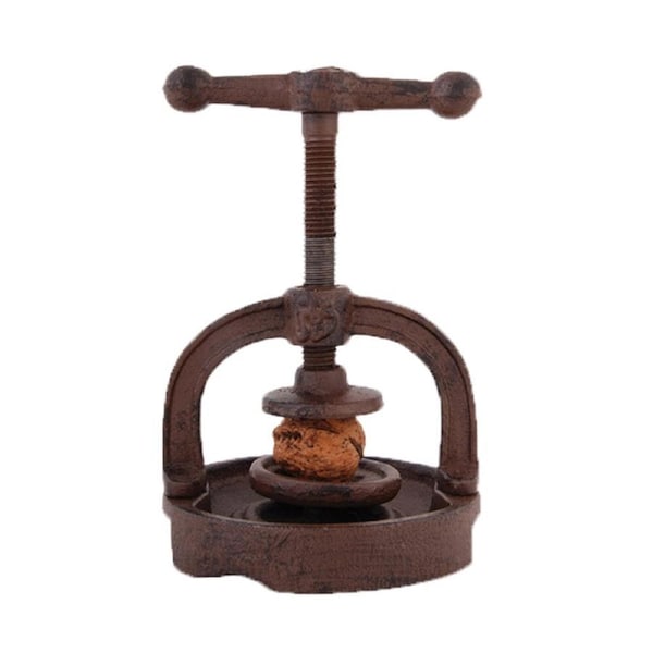 Esschert Design Cast Iron Nutcracker Traditional Screw Style Kitchen Tool