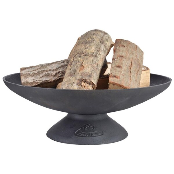 Esschert Design Cast Iron Fire Bowl Medium Garden & Outdoor Decor 50cm