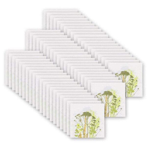3x 20pc Esschert Design Paper Napkins Small Dining Decor 25cm Herbs Pattern