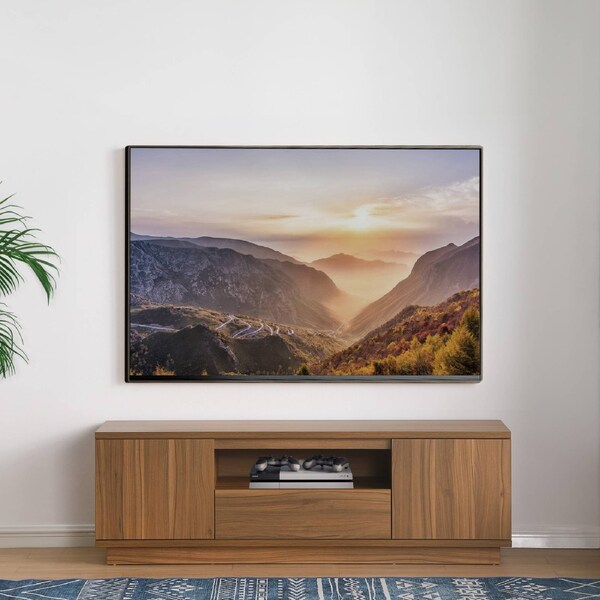 Tauris VICE1800WAL TV Unit - 1800mm Walnut Entertainment Cabinet with Sound bar Shelf