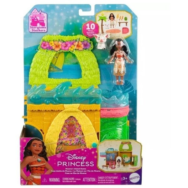 Disney Storytime Stackers Moana - Moana's Island Home Playset