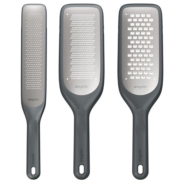 Zyliss Stainless Steel Rasp Coarse Fine Grater Shredder Kitchenware Combo Set