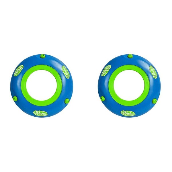 2PK Wahu Sonic Whistler Soft Grip Flying Outdoor Beach Disc Frisbee Toy Kids 6y+