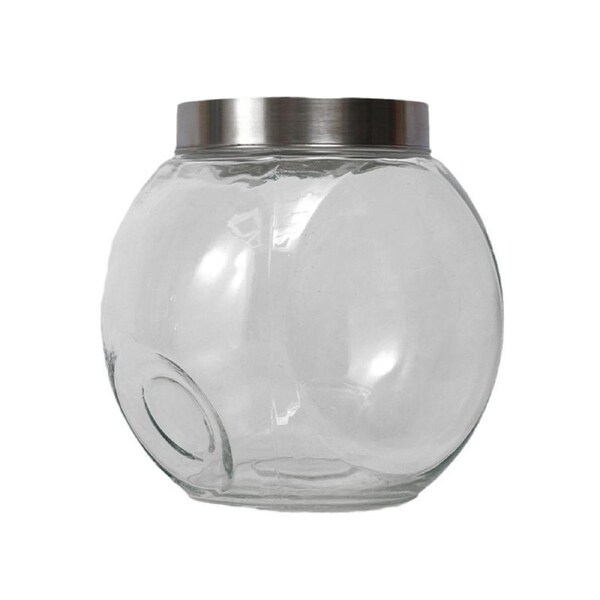 JOYBUY 4L Glass Snack Jar – with Lid, Suitable for Bulk Food Storage