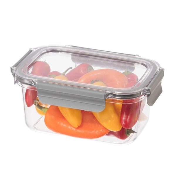 JOYBUY 1.2L Stackable Food Storage Container – 20cm Clear Pantry Organizer