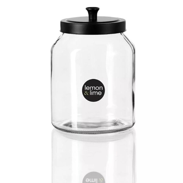 JOYBUY 6x 3L Glass Pantry Jars – Kitchen Storage Canisters with Lids for Cookies & Lollies