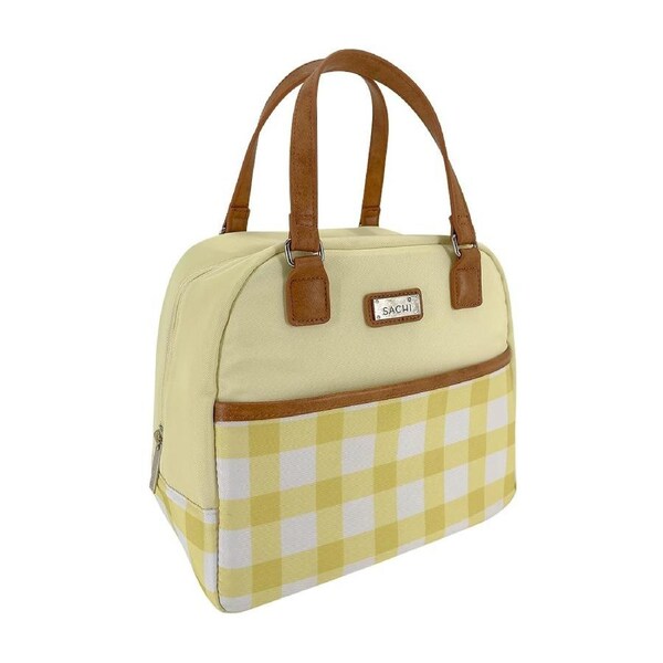 JOYBUY Sachi Style 237 Cali Insulated Lunch Bag – Daffodil Gingham Design